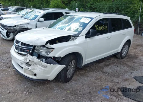 2018 Dodge Journey Se z USA, uszkodzony, nr VIN 3C4PDCAB8JT507754